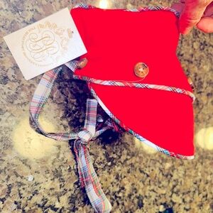 Beaufort Bonnet Company Red plaid bonnet XS - Perfect for Christmas NWT